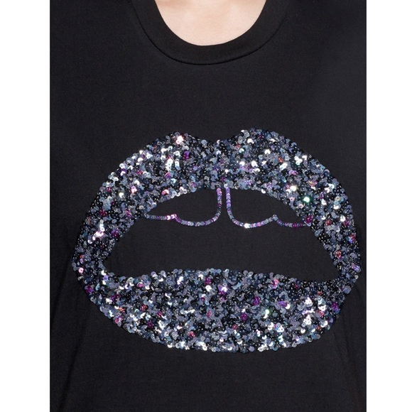 Markus Lupfer • Lara Lip Sequin T-Shirt - Picture 4 of 11